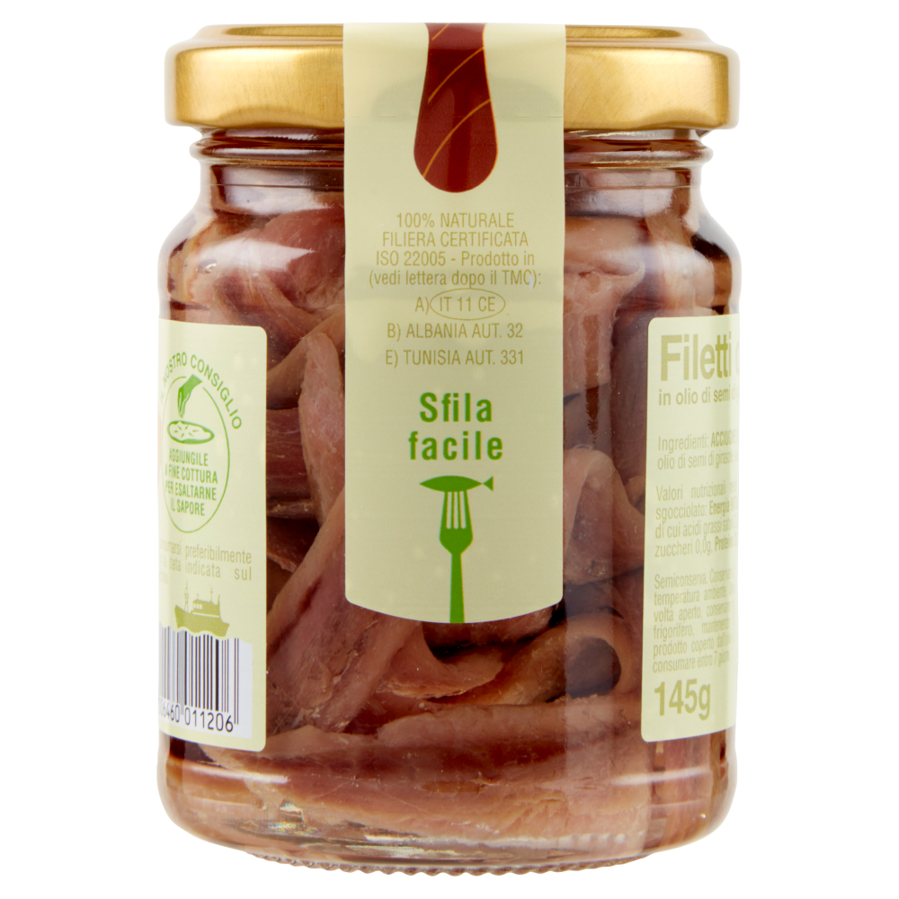 Delicius pizza Filetti di Alici gusto classico 145 g