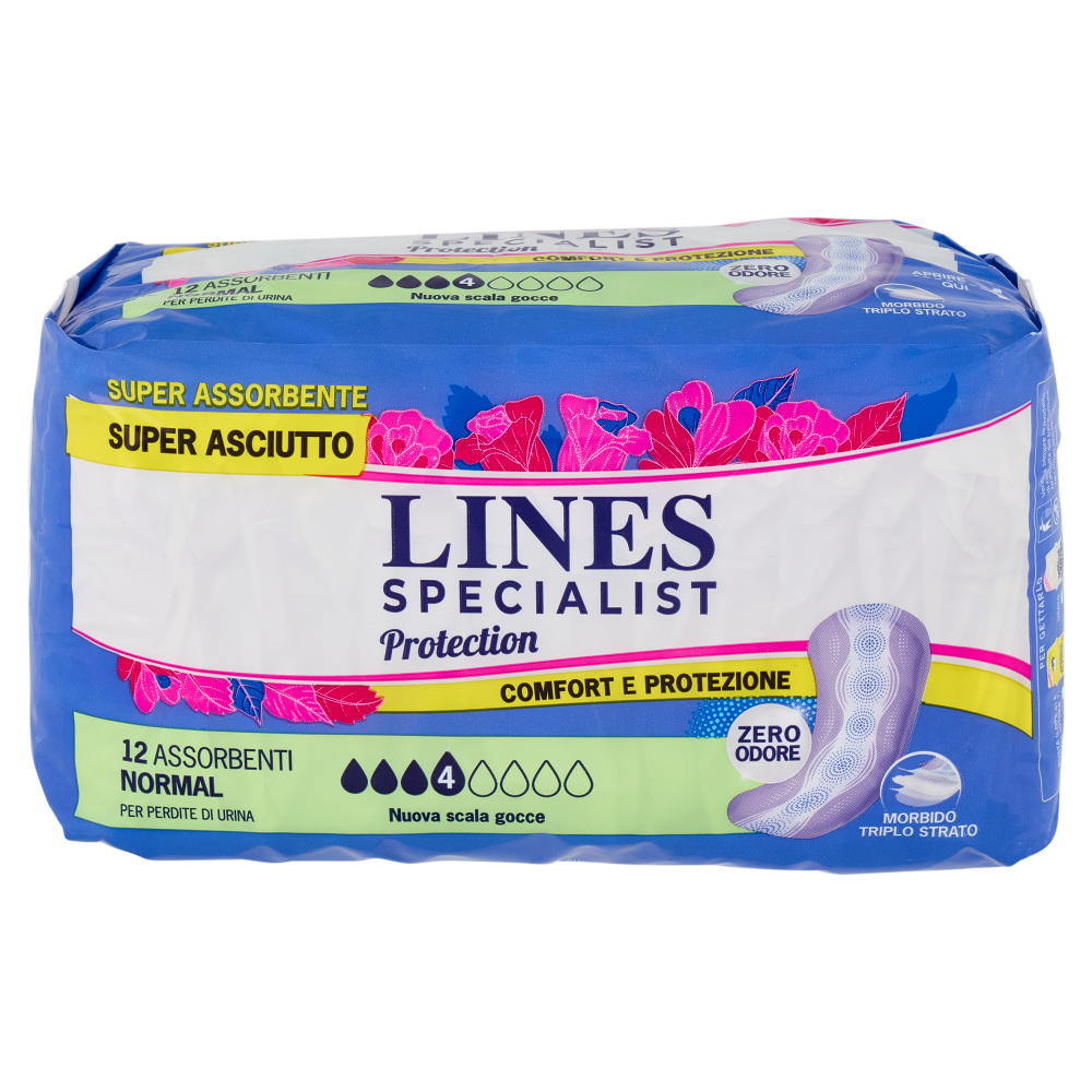 Lines Specialist Protection Assorbenti Normal 12 pz