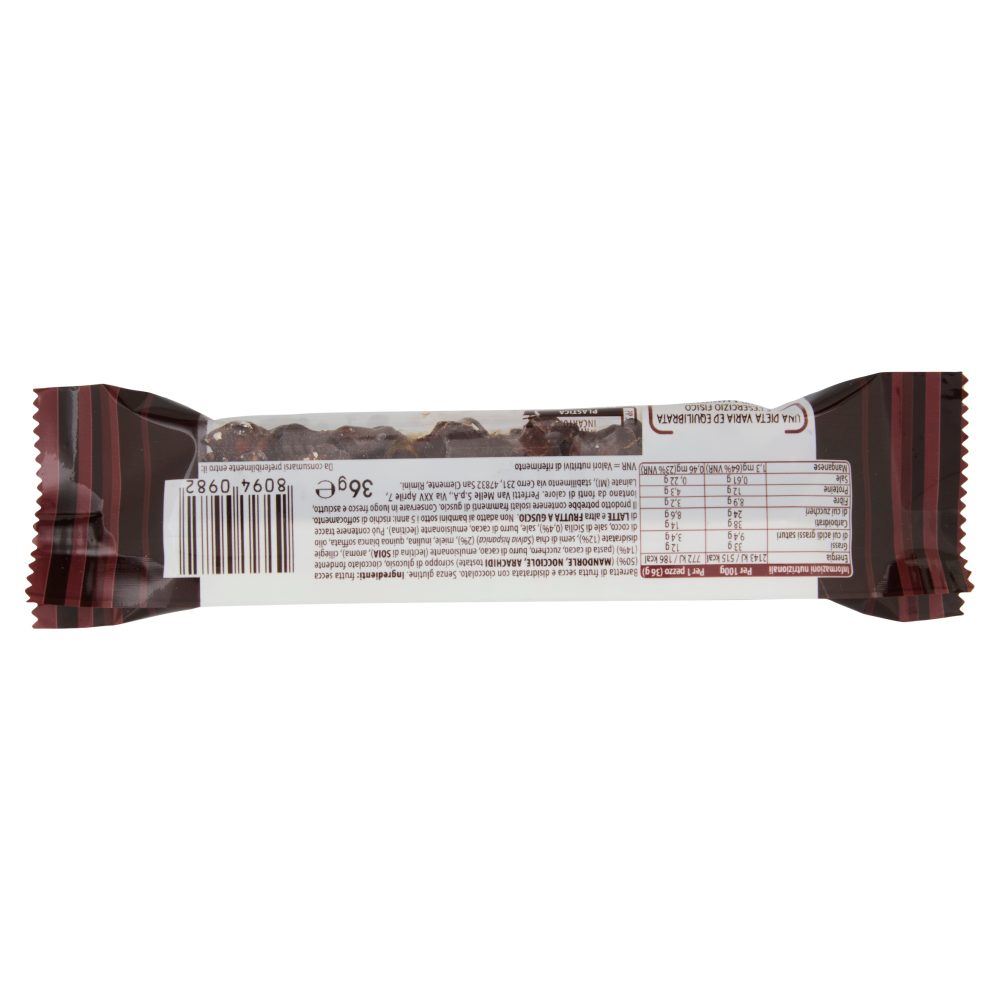 Fruit-tella Good For You* Semi di Chia, Cioccolato Fondente & Sale di Sicilia 36 g