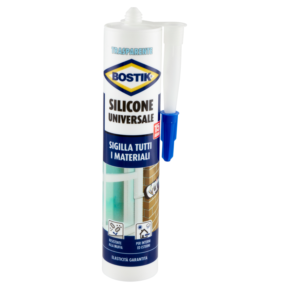 Bostik Silicone Universale Trasparente 150 Ml
