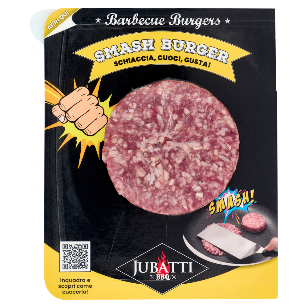 Jubatti BBQ Barbecue Burgers Smash Burger 0,120 kg