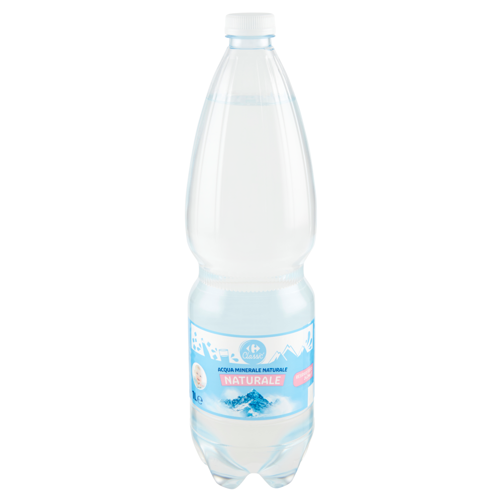 Carrefour Classic Naturale Acqua Minerale Naturale Monviso 1 L