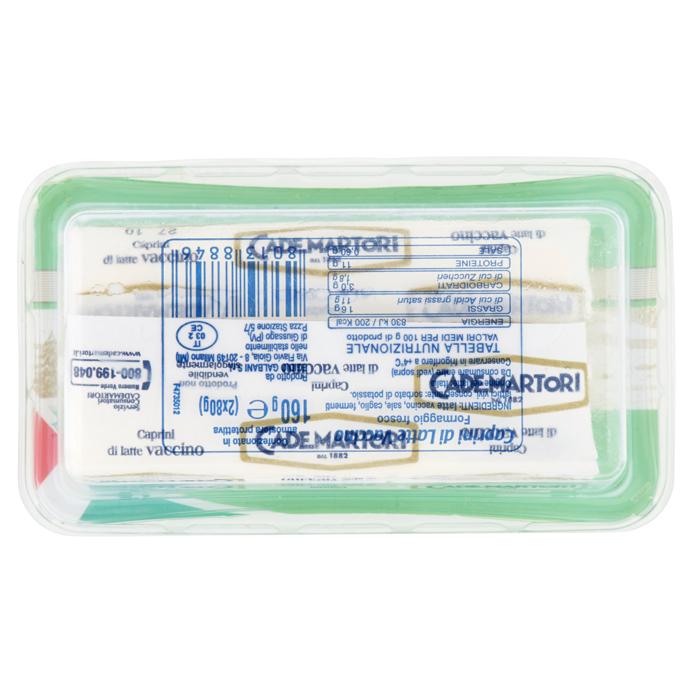 Cademartori Caprini di Latte Vaccino 2 x 80 g