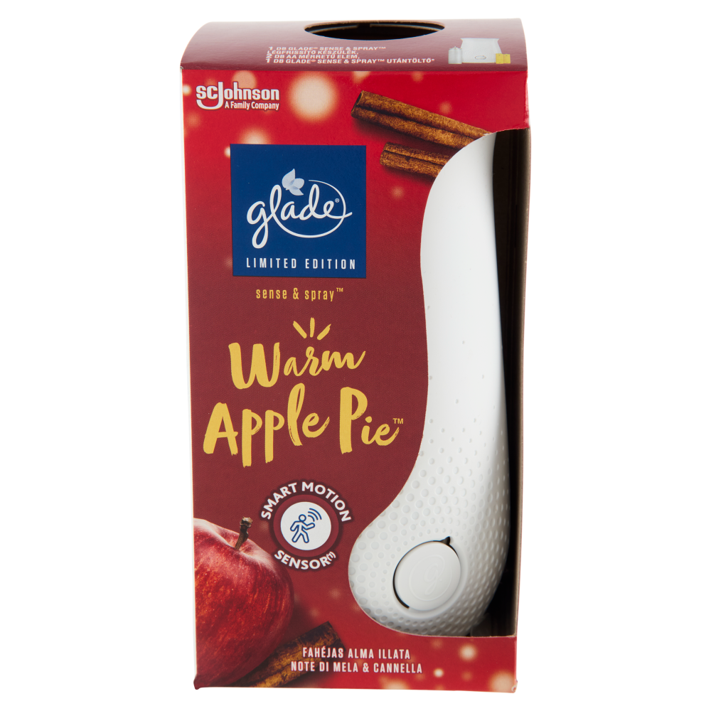 Glade&reg; Sense&Spray Diffusore + Riarica Limited Edition Warm Apple Pie 18ml