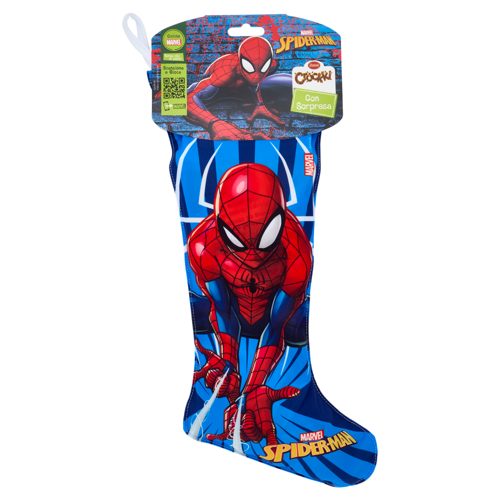 Z&agrave;ini Calza Crockki Spider-Man 5 Pezzi 160 g