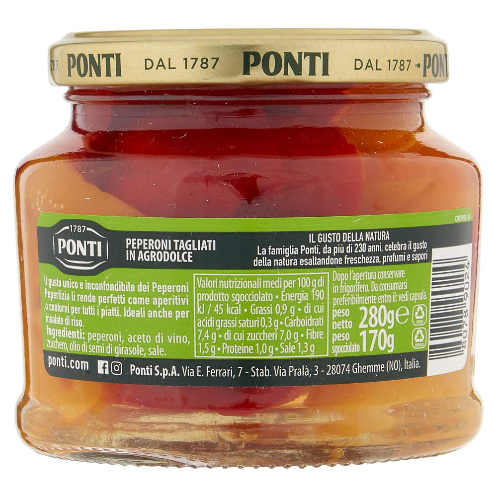 Ponti Peperlizia Peperoni 280 g