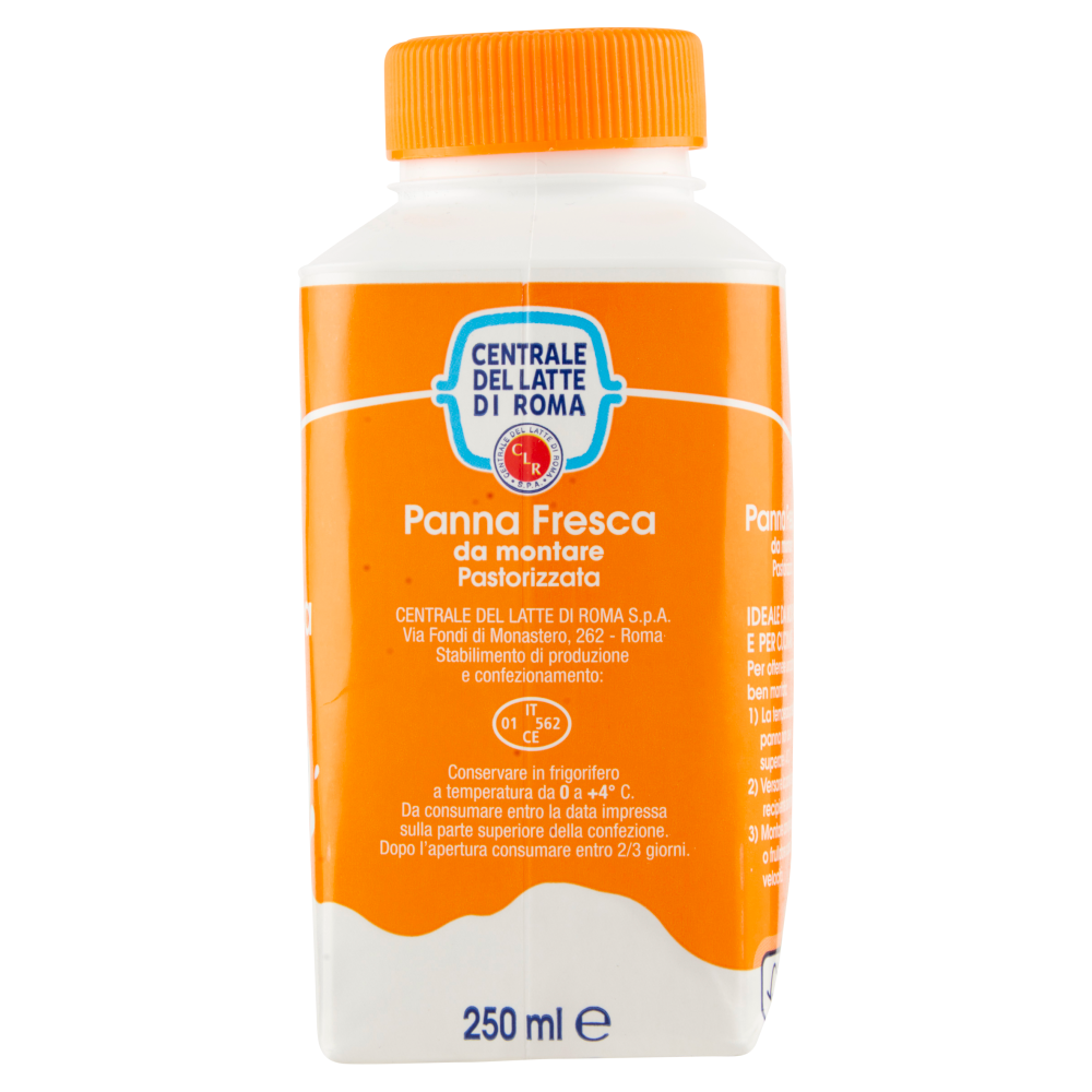 Centrale del Latte di Roma Panna Fresca da montare Pastorizzata 250 ml