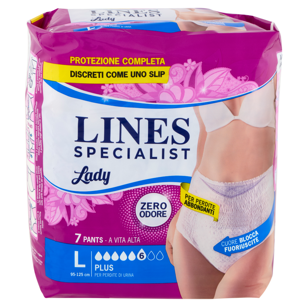 Lines Specialist Lady Pants a Vita Alta Plus L 7 pz