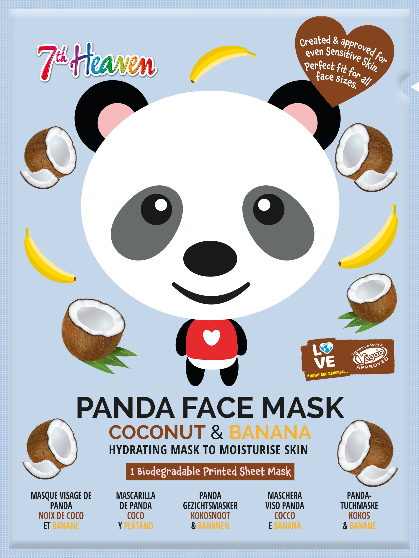 Face Mask PANDA Coconut & Banana