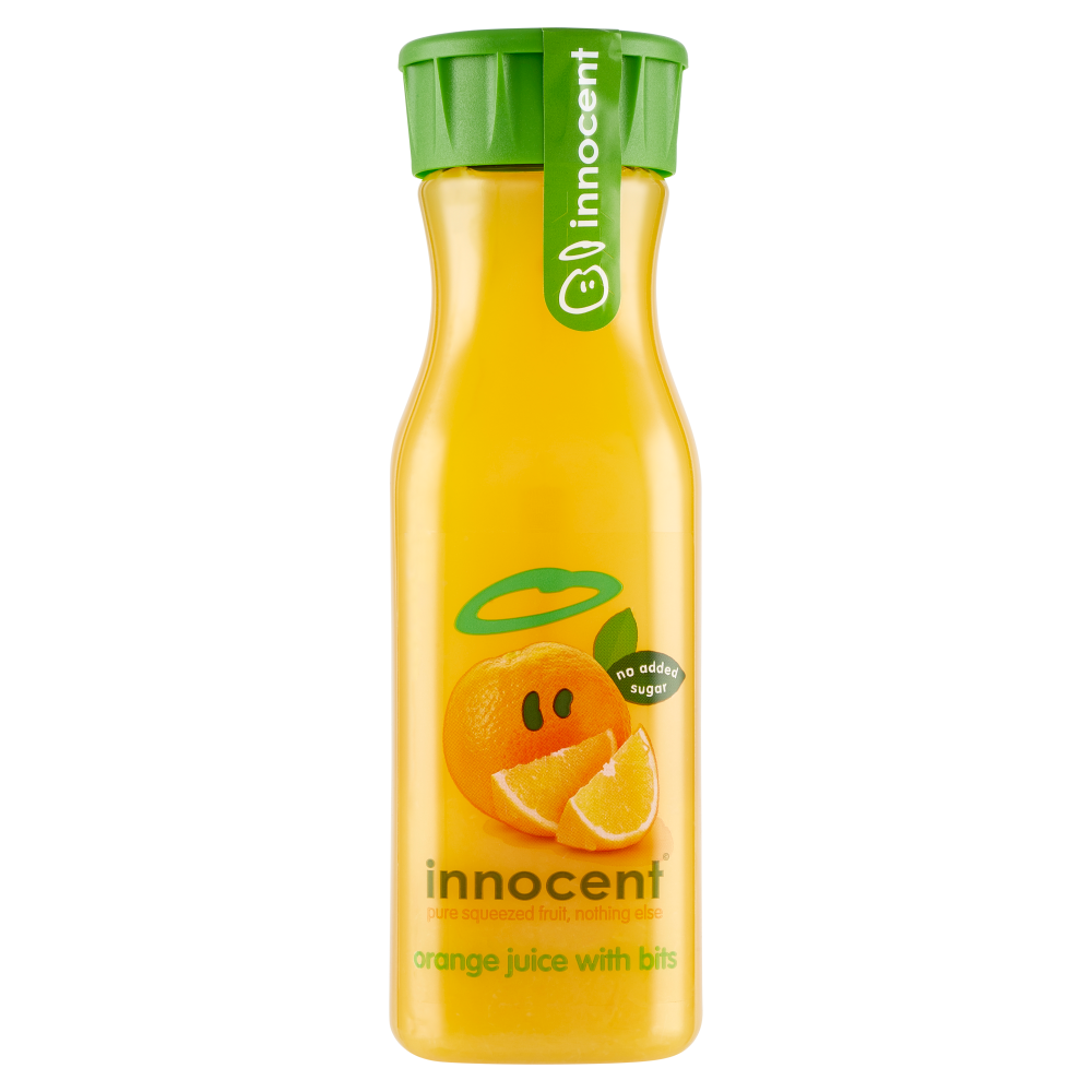 innocent orange juice with bits 330 ml