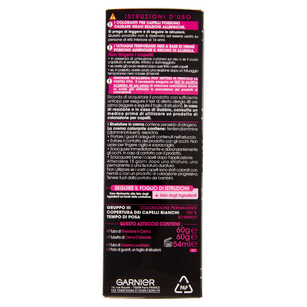 Garnier Olia Tinta Capelli, Senza Ammoniaca, Mahogani Brown 55