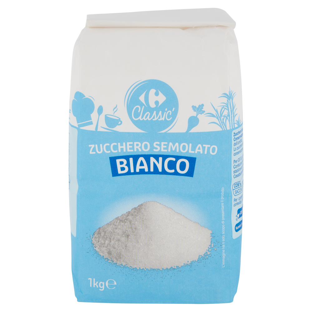 Carrefour Classic Zucchero Semolato Bianco 1 Kg