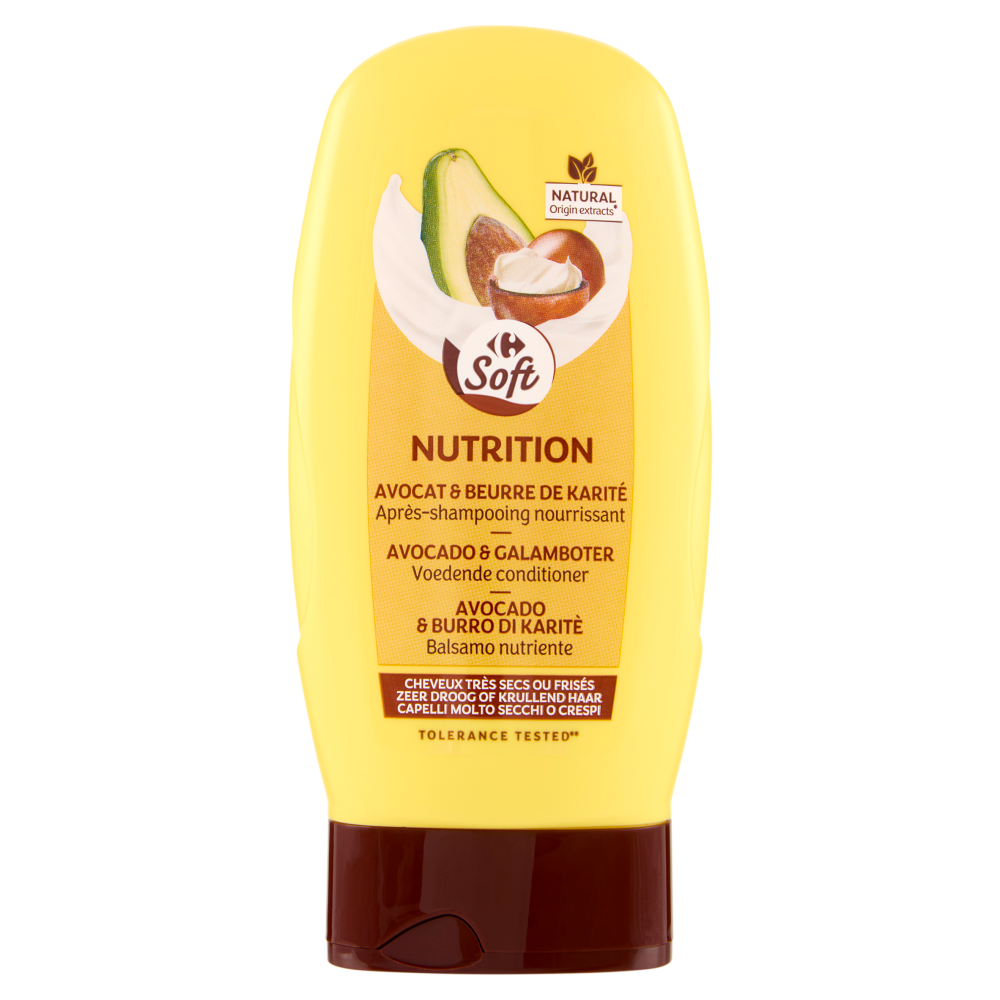 Carrefour Soft Nutrition Avocado & Burro di Karitè Balsamo nutriente 200 ml