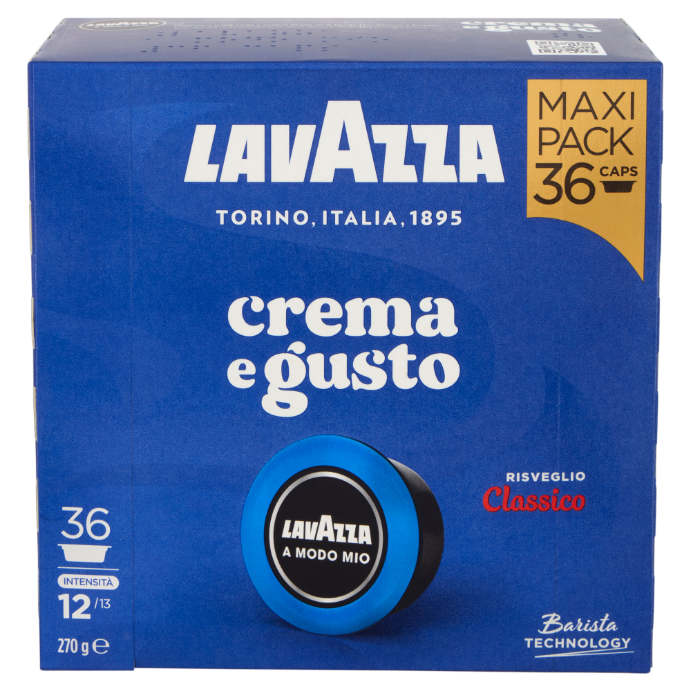 Lavazza A Modo Mio crema e gusto Classico 36 Capsule 270 g