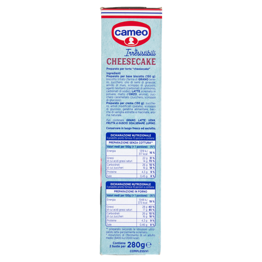 cameo le Irresistibili Cheesecake 280 g