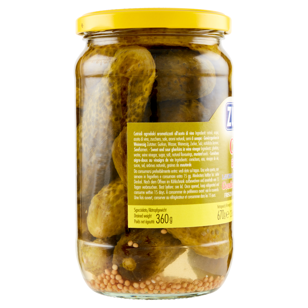 Zuccato Cetrioli agrodolci 670 g