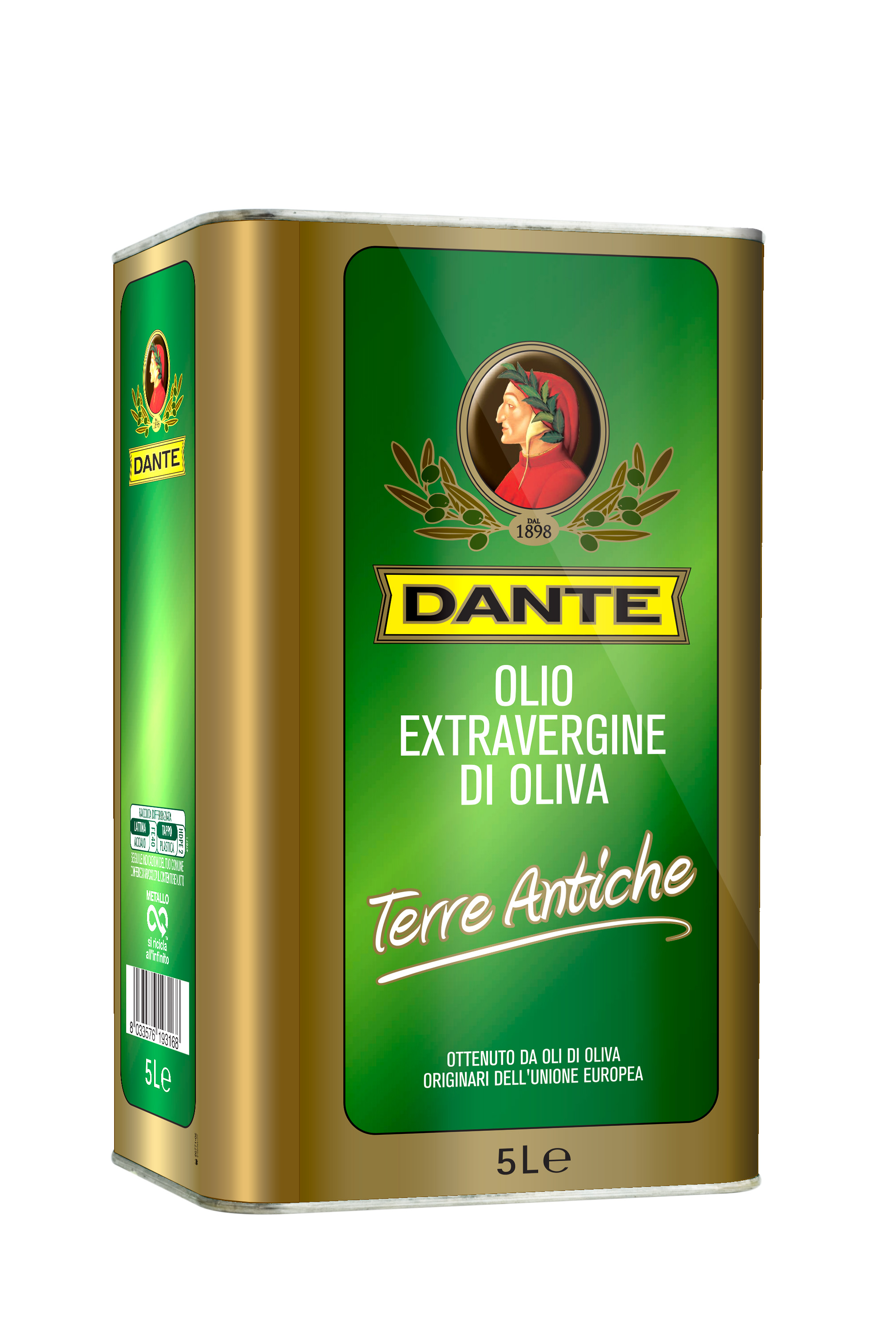 Dante Olio Extravergine di Oliva Terre Antiche 5 L