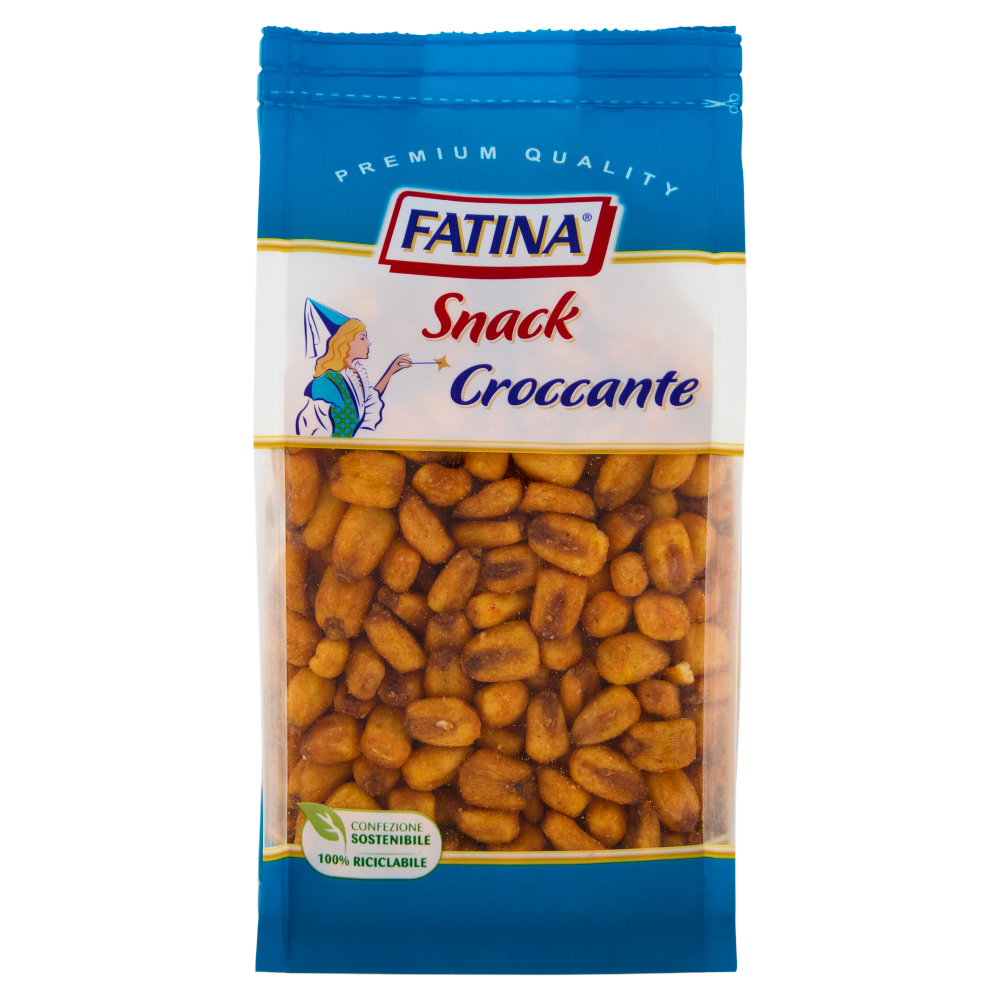 Fatina Snack Croccante Mais Tostato Salato BBQ 200 g