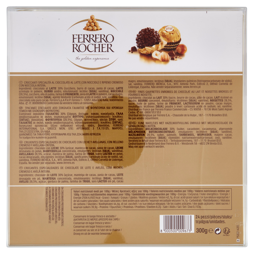 Ferrero Rocher 24 pezzi 300 g