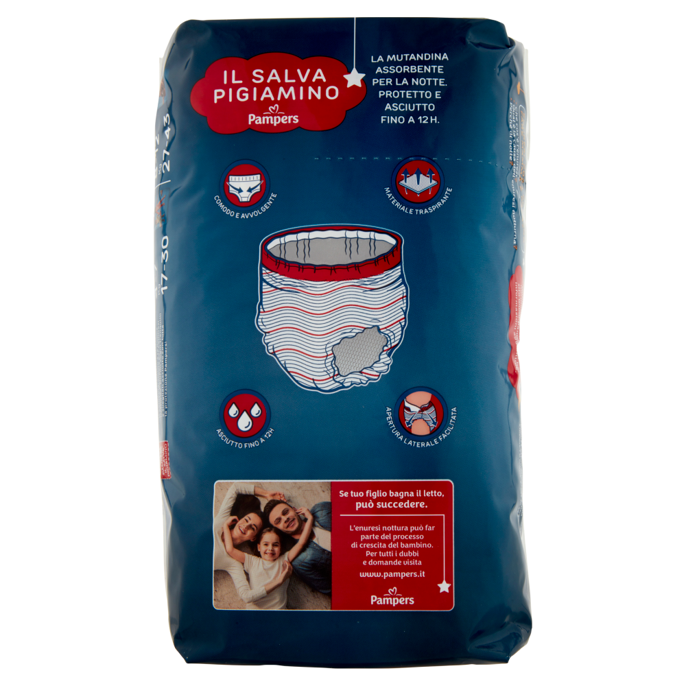 Pampers il Salva Pigiamino anni 8-12 Kg 27-43 Unisex 9 pz