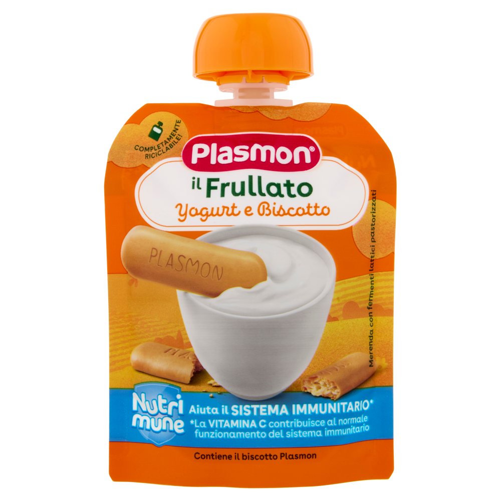 Plasmon il Frullato Yogurt e Biscotto Nutrimune 85 g