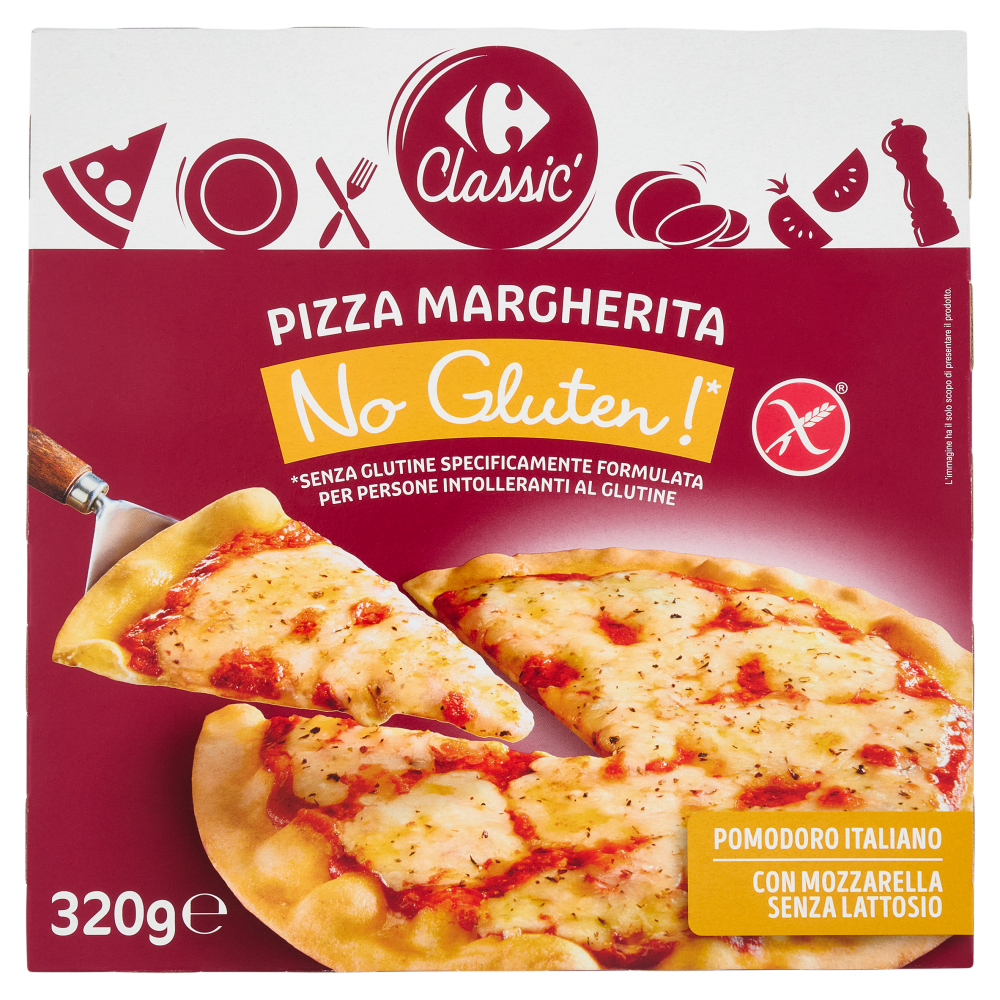 Carrefour Classic Pizza Margherita No Gluten!* 320 g