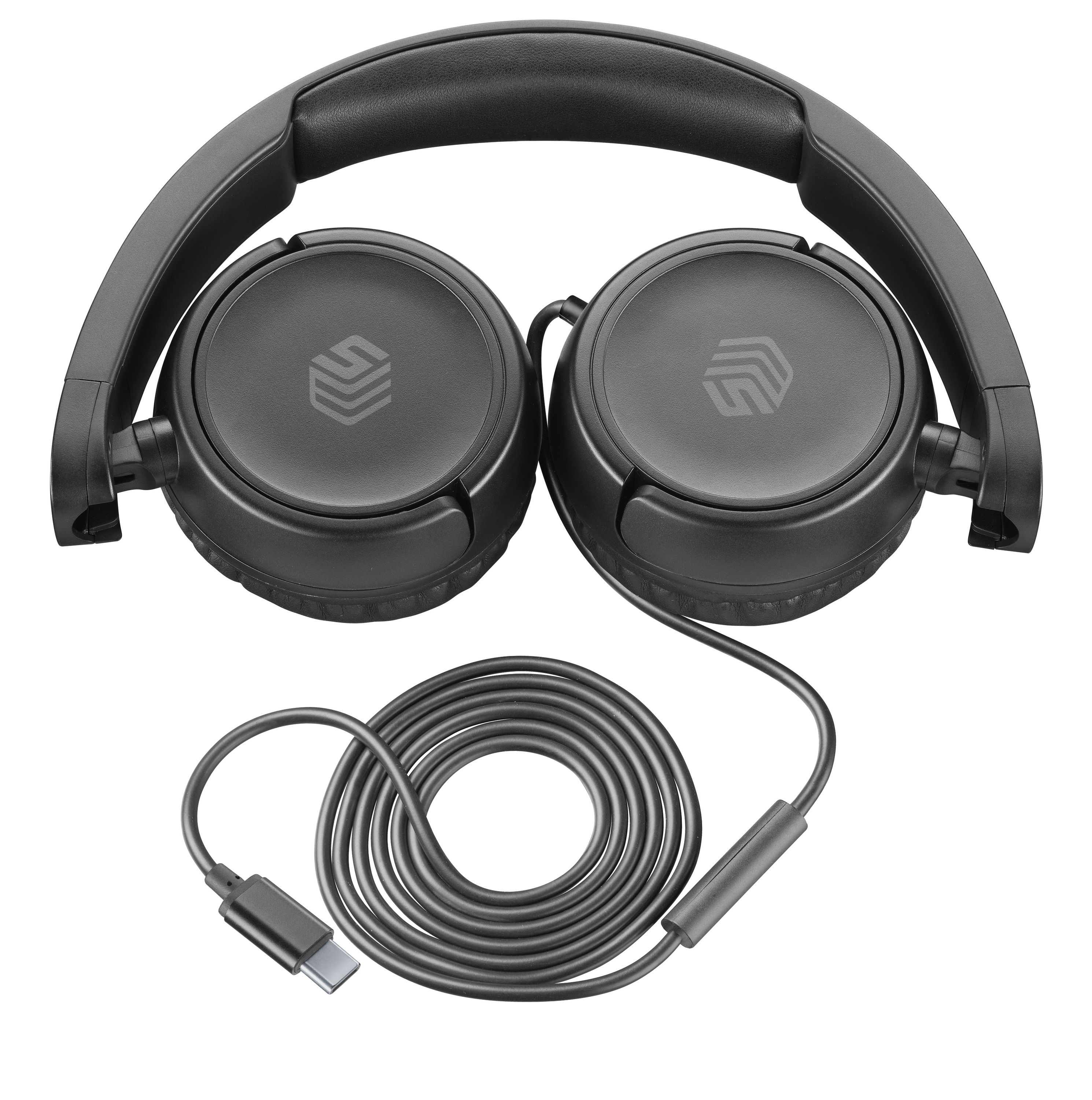 Music Sound Color Foldable Usb-c Cuffie a filo dotate di connettore USB-C