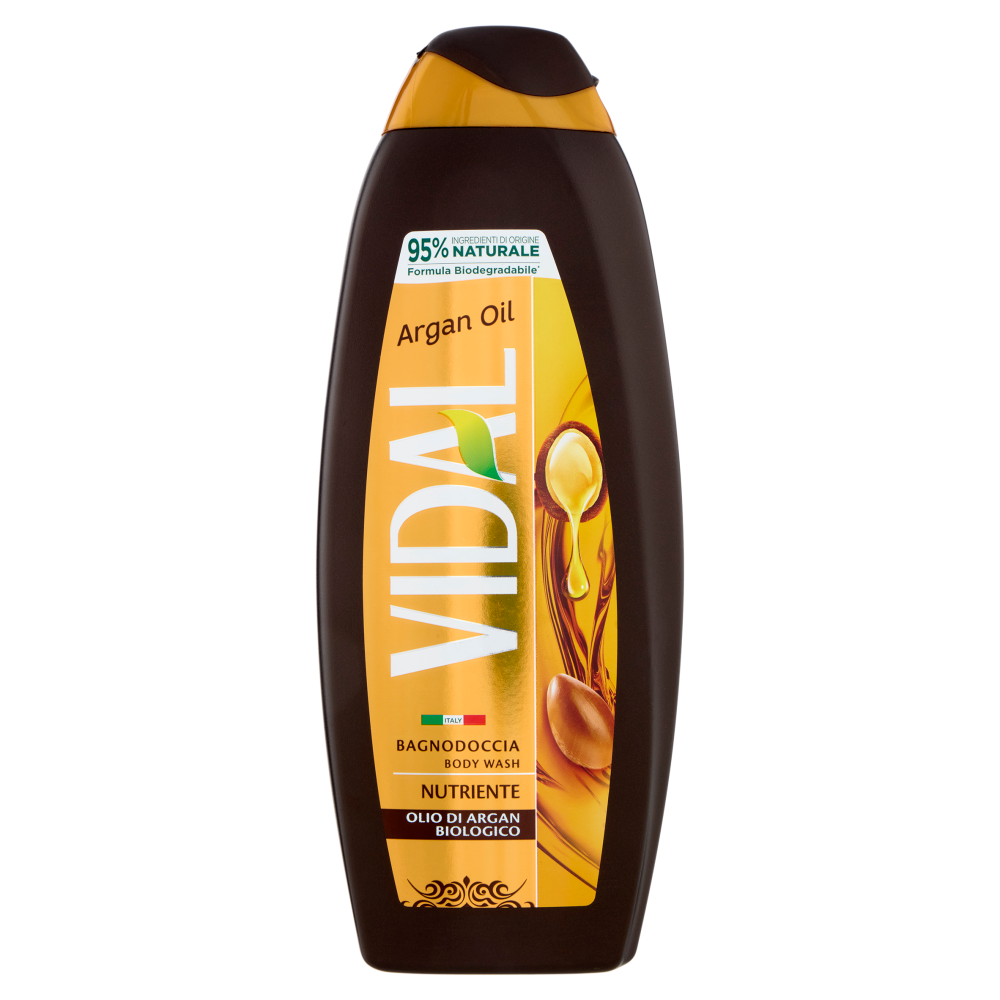 Vidal Argan Oil Bagnodoccia Nutriente Olio di Argan Biologico 600 ml