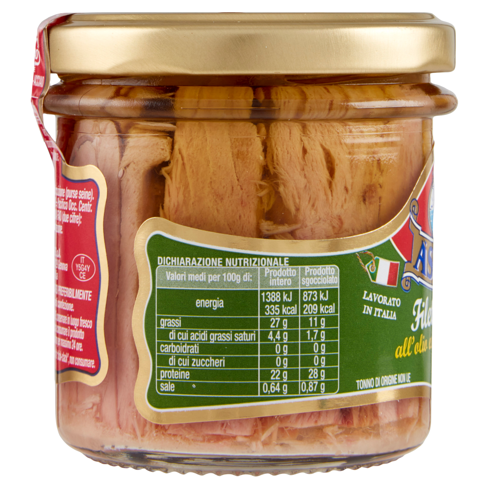 Asdomar Filetti di Tonno all'olio extravergine di oliva Biologico 150 g