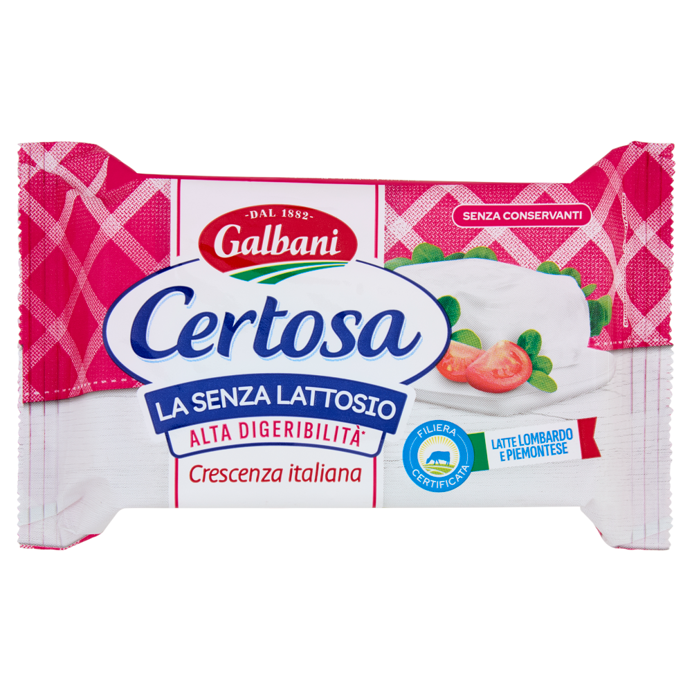 Galbani Certosa Senza Lattosio Crescenza italiana 165 g