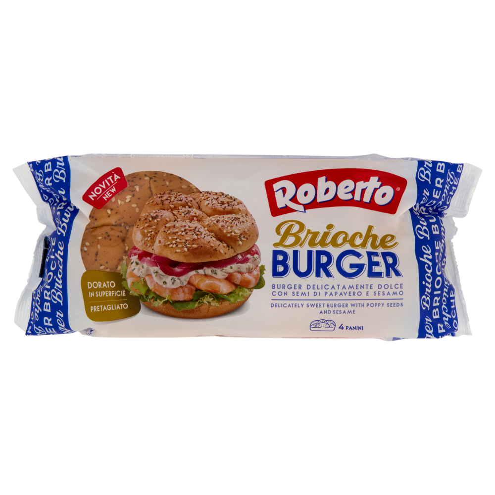 Roberto Brioche Burger 4 Panini 300 g