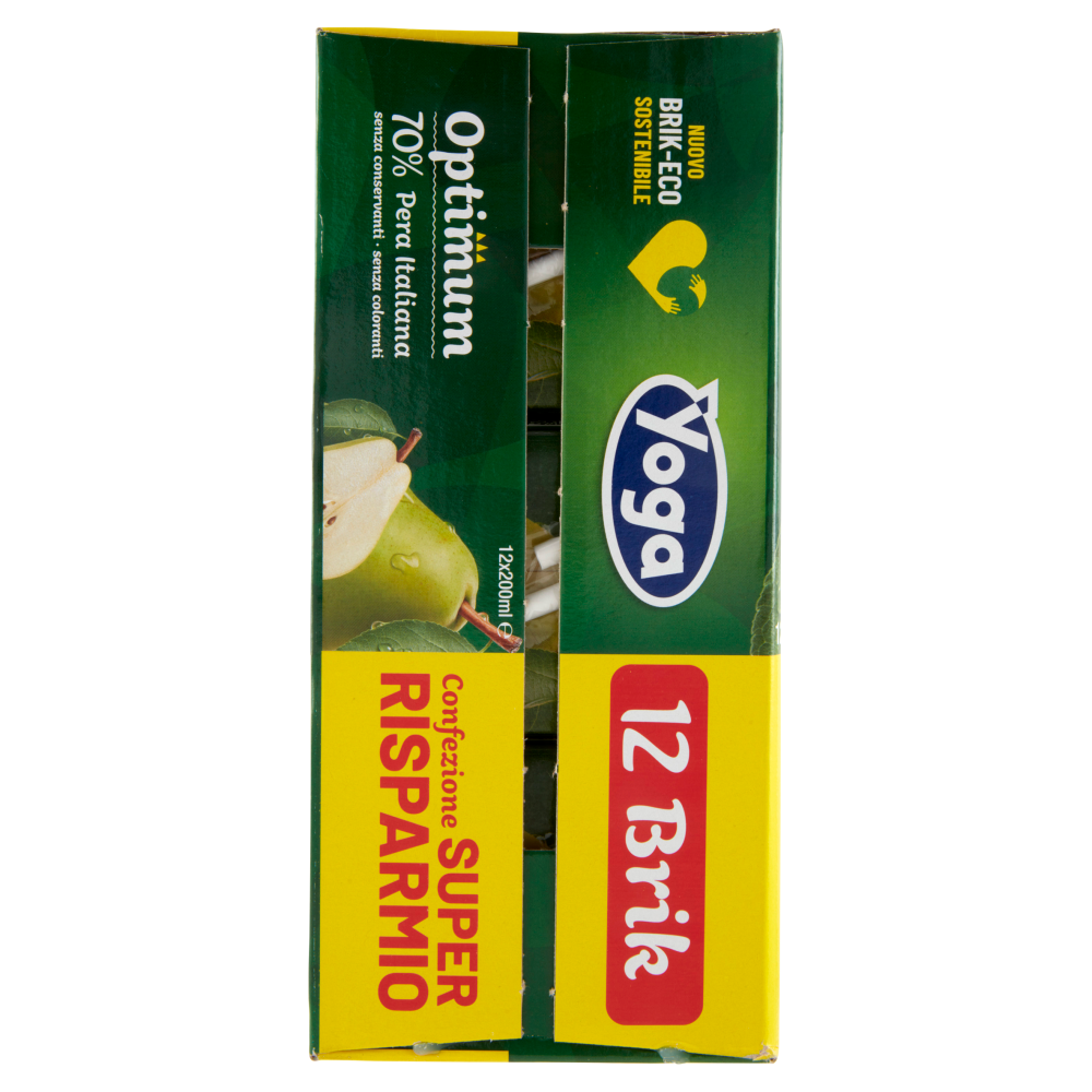 Yoga Optimum 70% Pera Italiana 12 x 200 ml