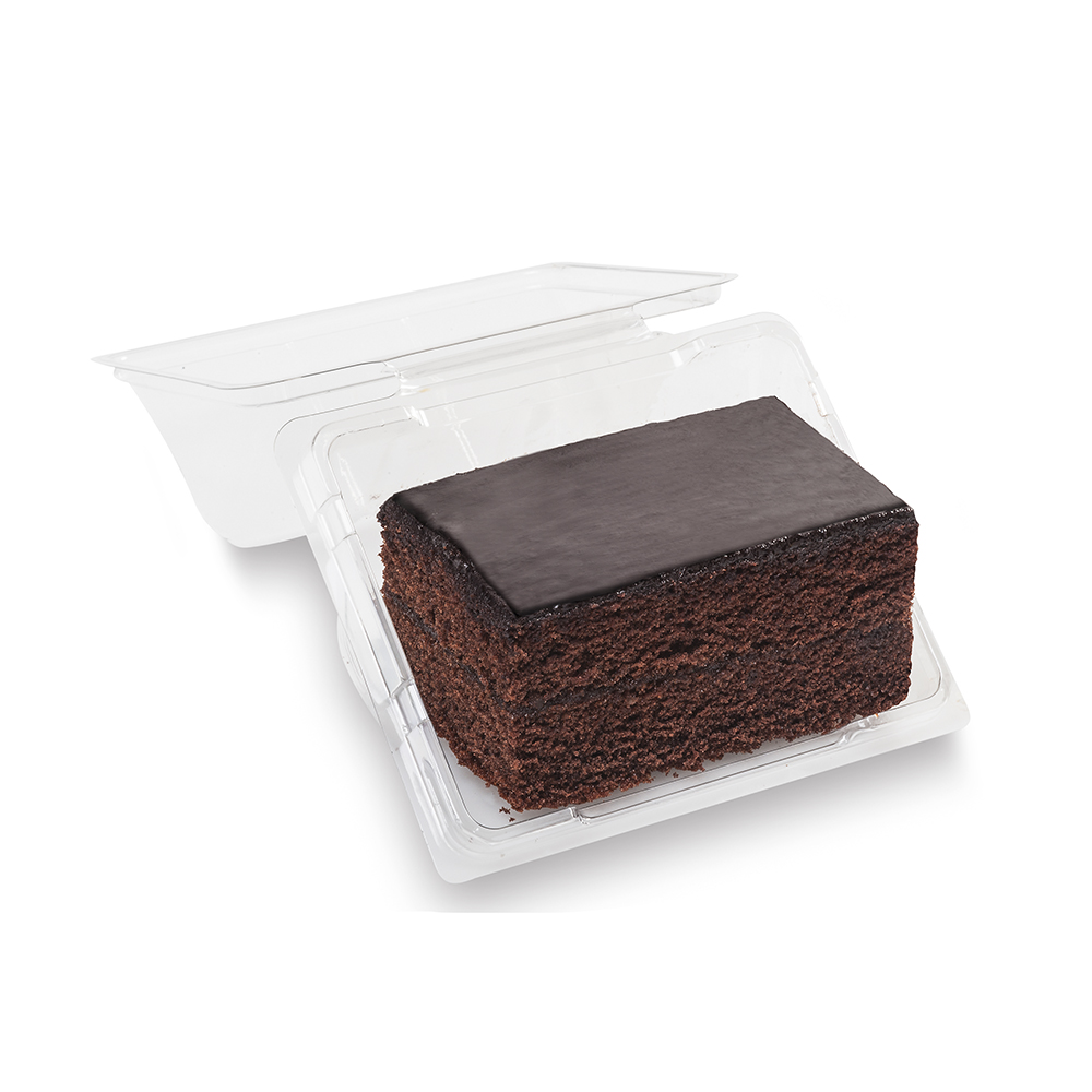 Trancio di torta al cioccolato con confettura di albicocche 100 g.  