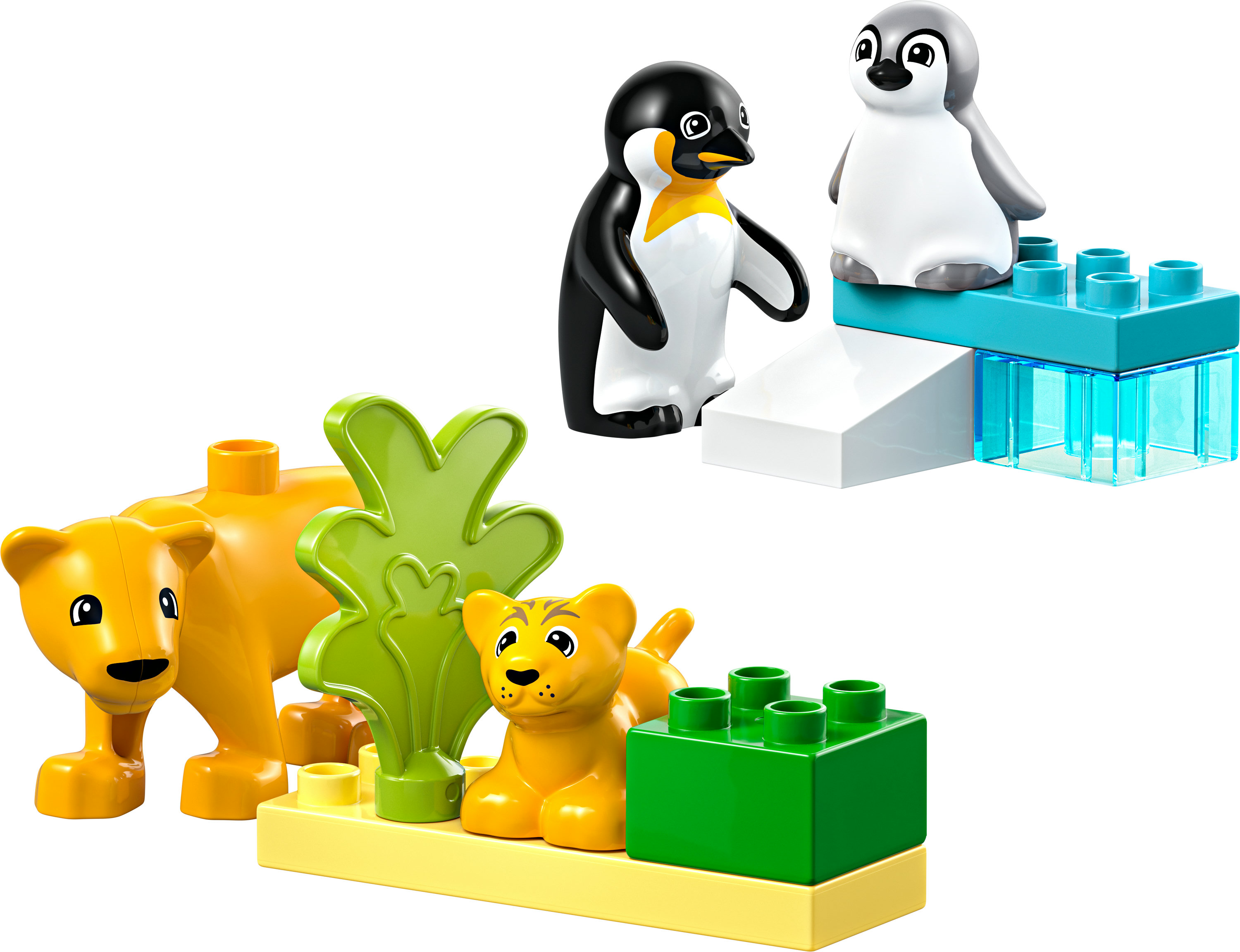 LEGO DUPLO Famiglie di animali: pinguini e leoni