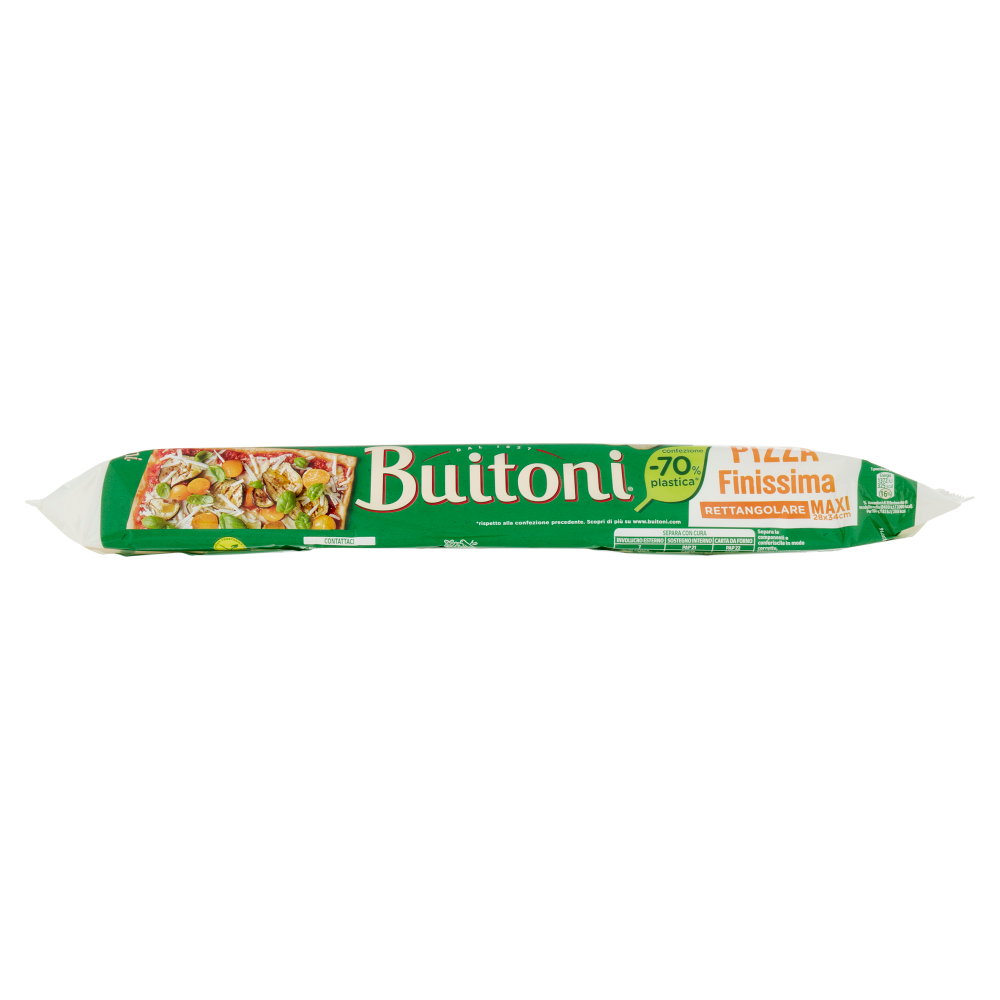BUITONI Pizza Finissima Maxi Pasta per Pizza Rettangolare Rotolo 350g