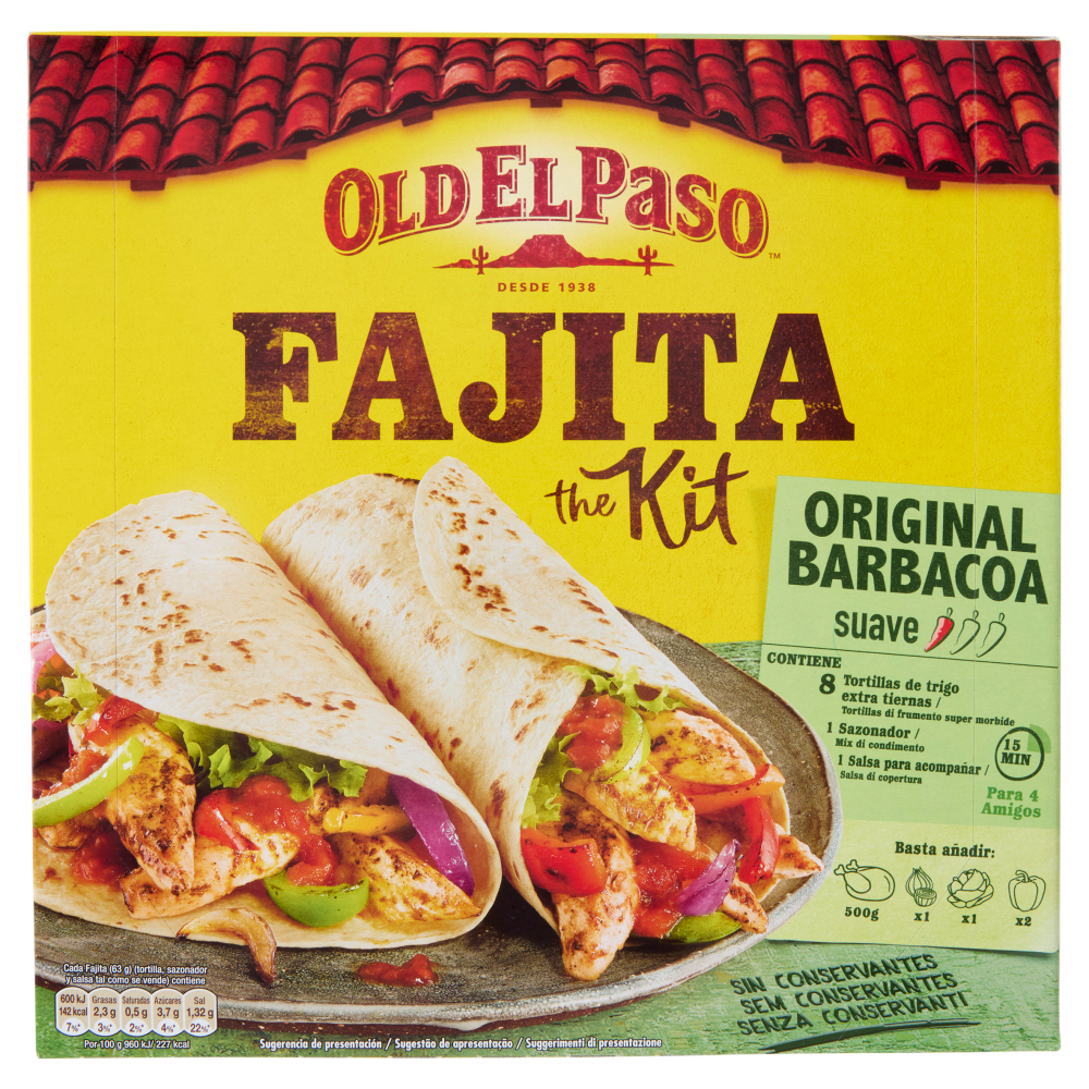 Old El Paso Fajita the Kit Original Barbacoa 500 g