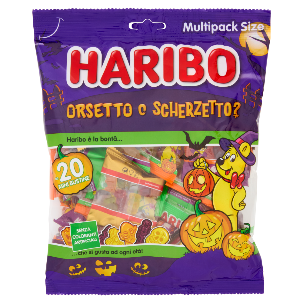 Haribo Orsetto o Scherzetto? 20 Mini Bustine 250 g