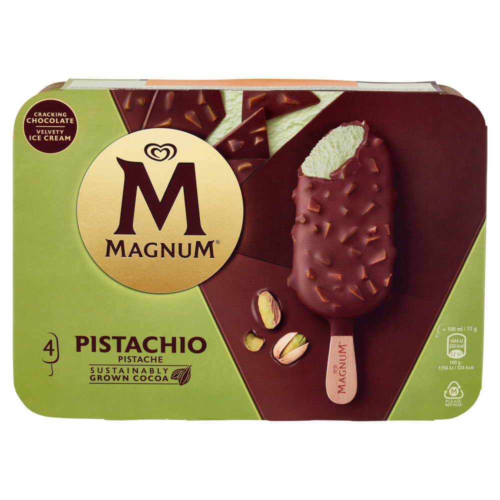 Magnum Pistacchio 4 Gelati 308 g