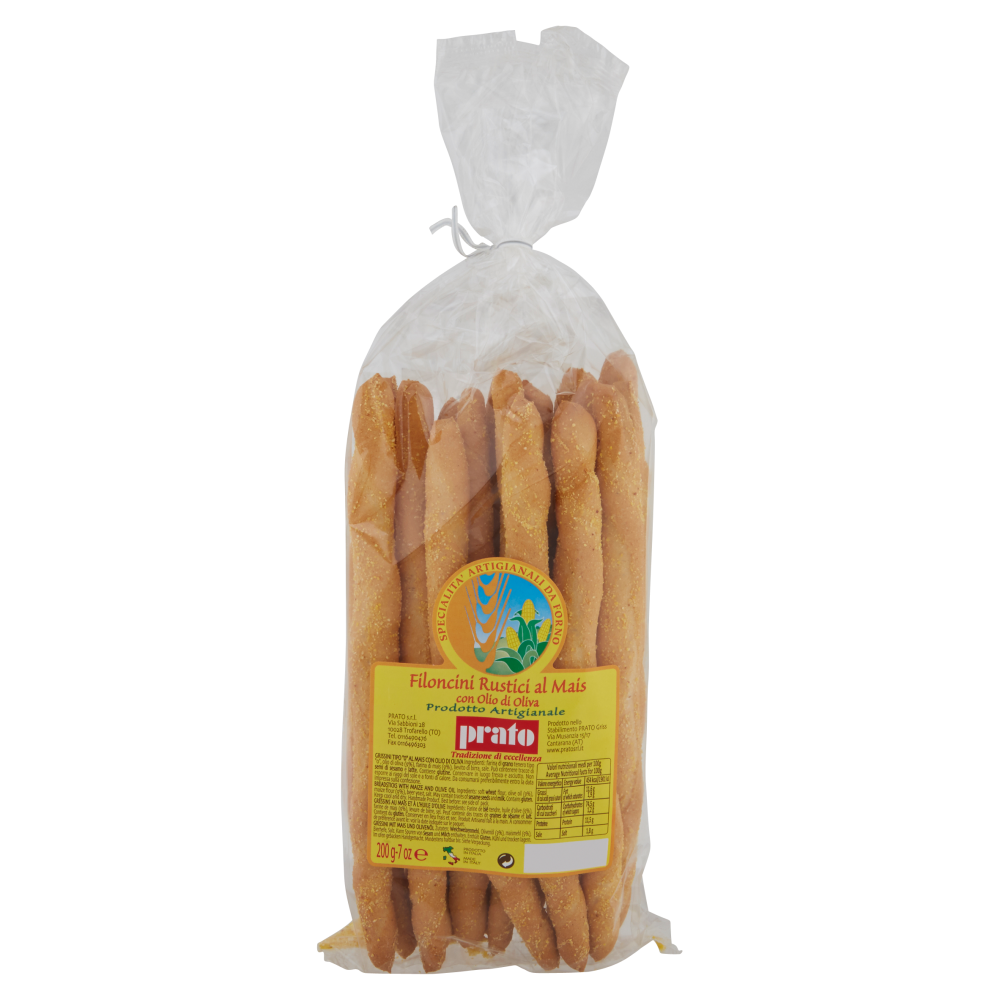 Prato Filoncini Rustici al Mais con Olio di Oliva 200 g