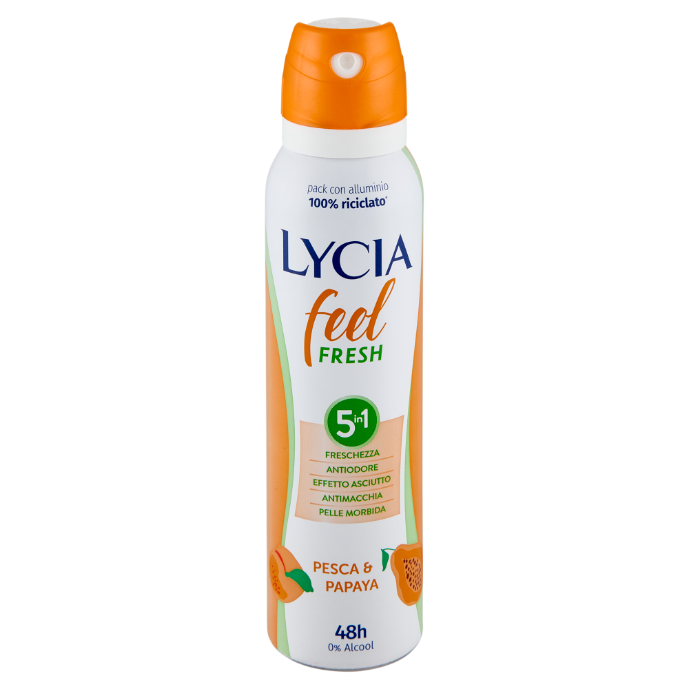 Lycia feel Fresh Pesca & Papaya deo spray 150 ml