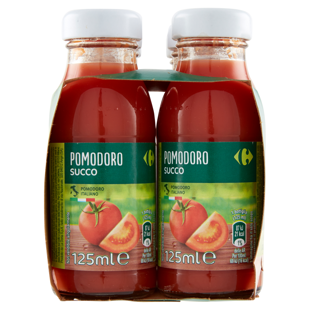 Carrefour Pomodoro Succo 6 x 125 ml