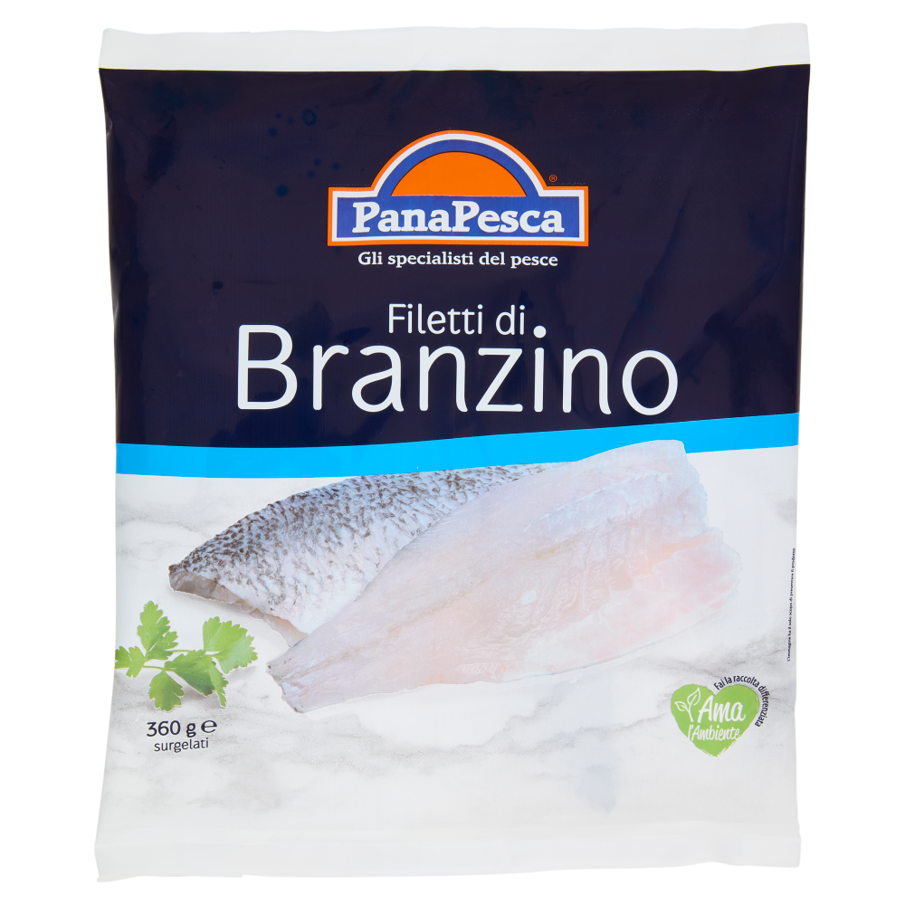 PanaPesca Filetti di Branzino surgelati 360 g