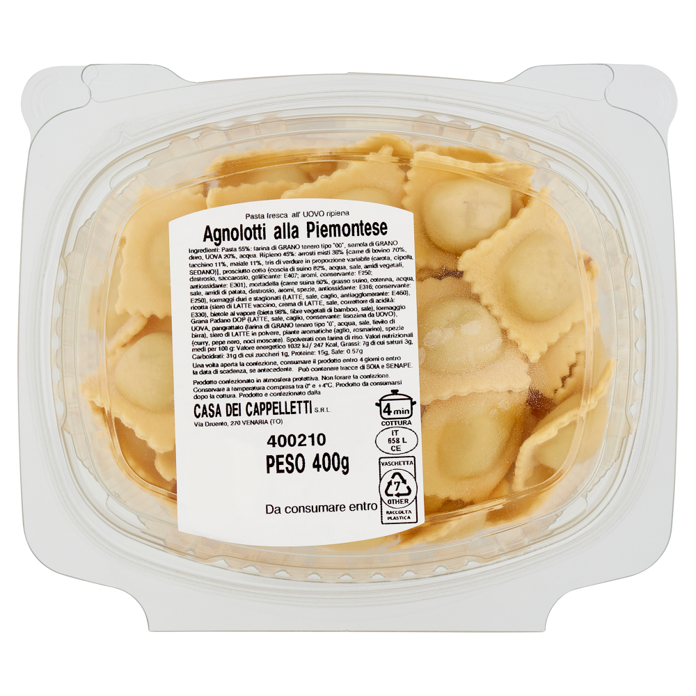 Agnolotti alla Piemontese 400 g