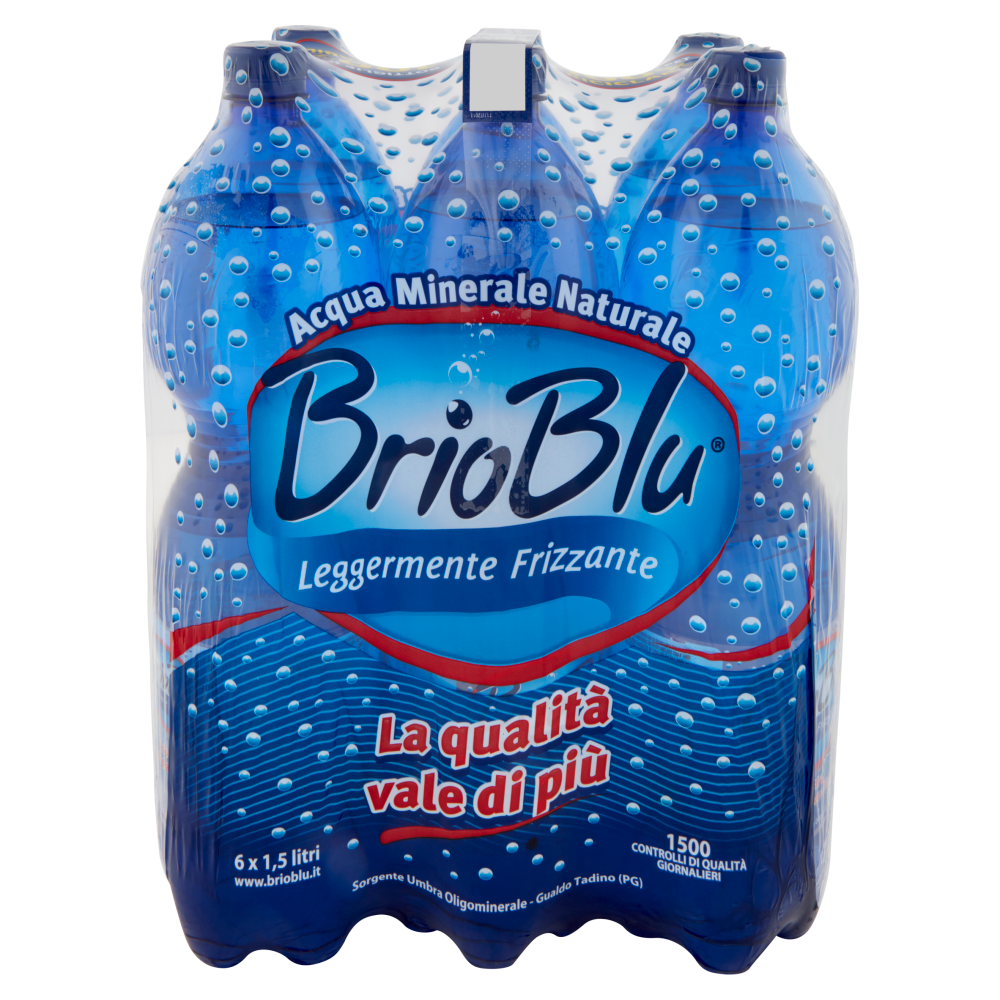 Brio Blu minerale frizzante 24x0.5 lt. Pet 