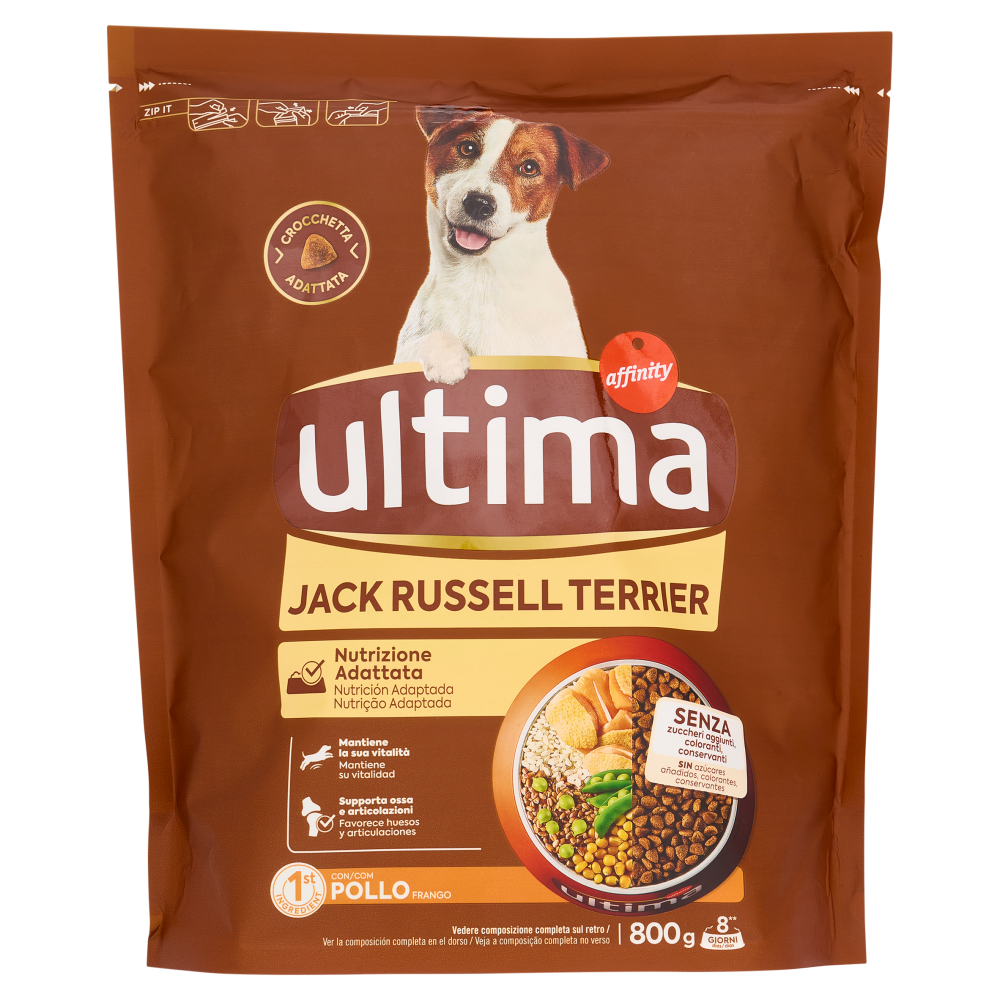 ultima Dog Jack Russell Terrier con Pollo 800 g