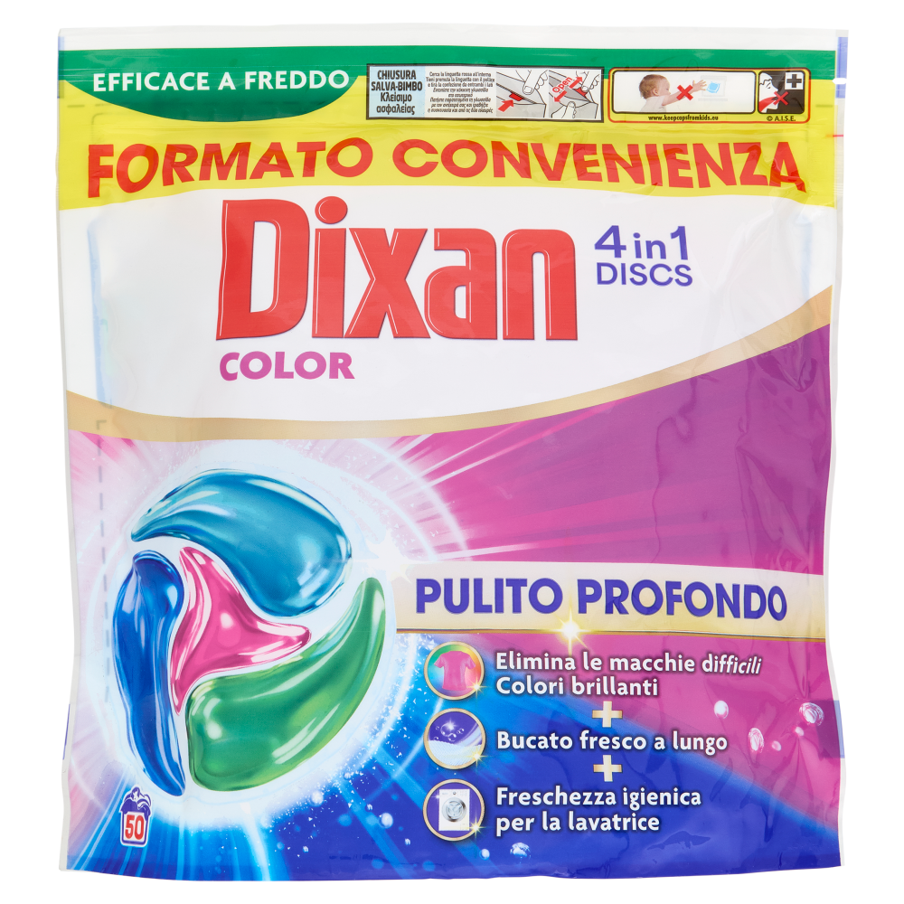 DIXAN Discs Color 50pz (825g)