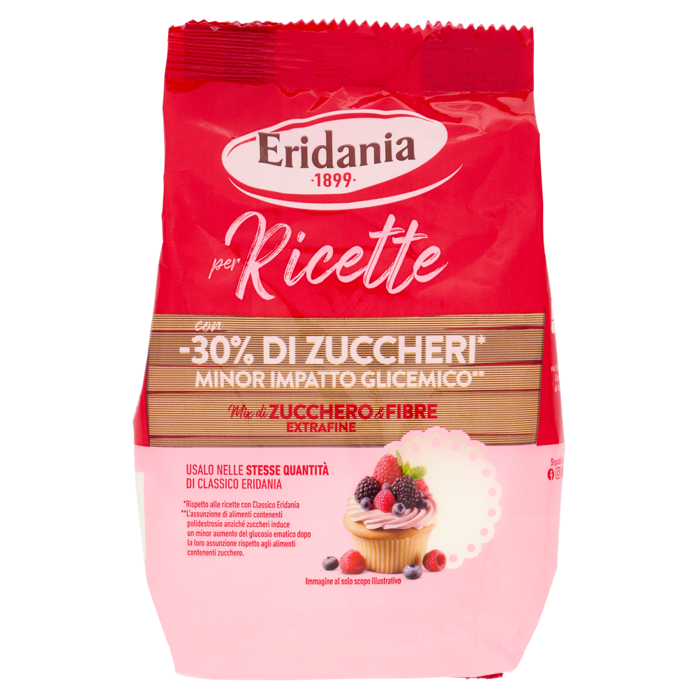 Eridania per Ricette Mix di Zucchero & Fibre Extrafine 500 g
