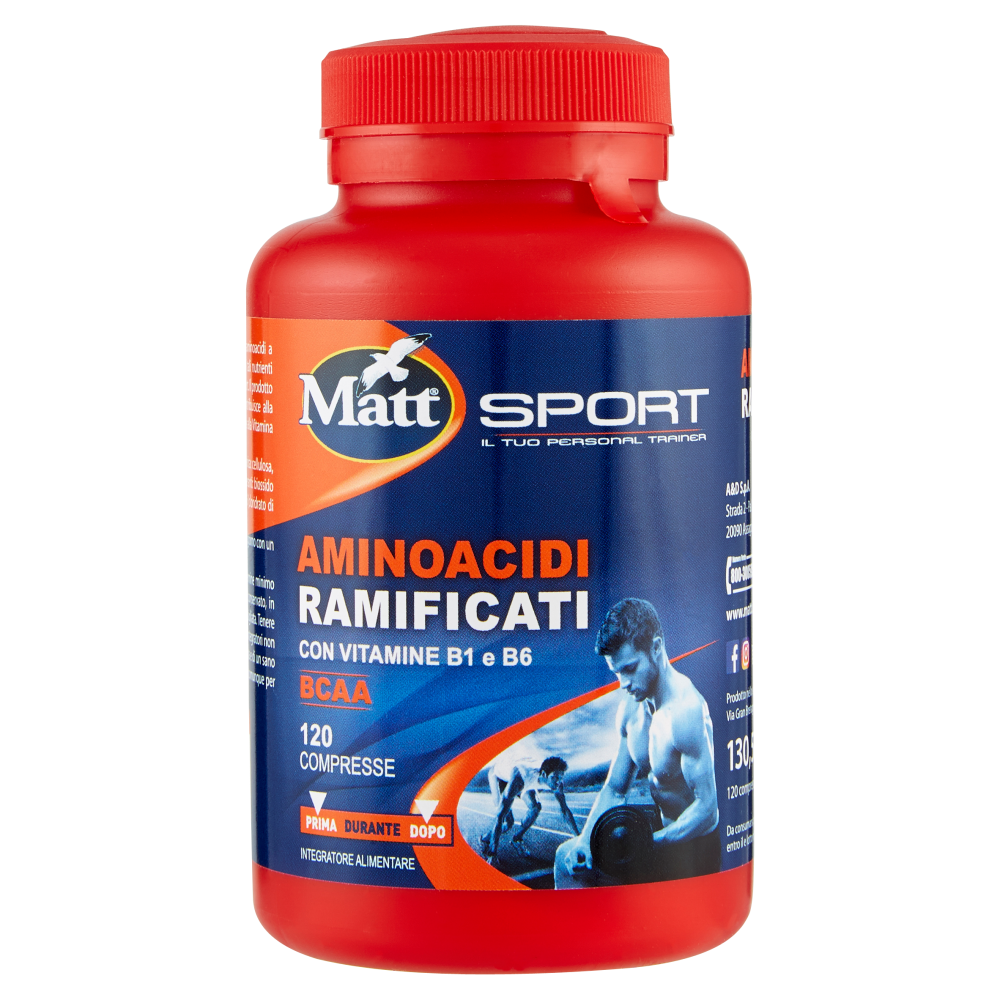 Matt Sport Amminoacidi Ramificati 120 Compresse 130,5 g