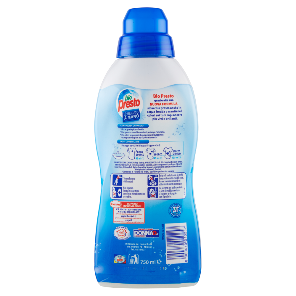 BIO PRESTO Bucato a Mano 750 ml