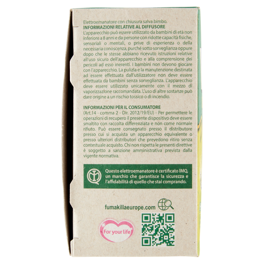 VAPE Elettroemanatore Liquido Verdessenza + Ricarica 30 ml